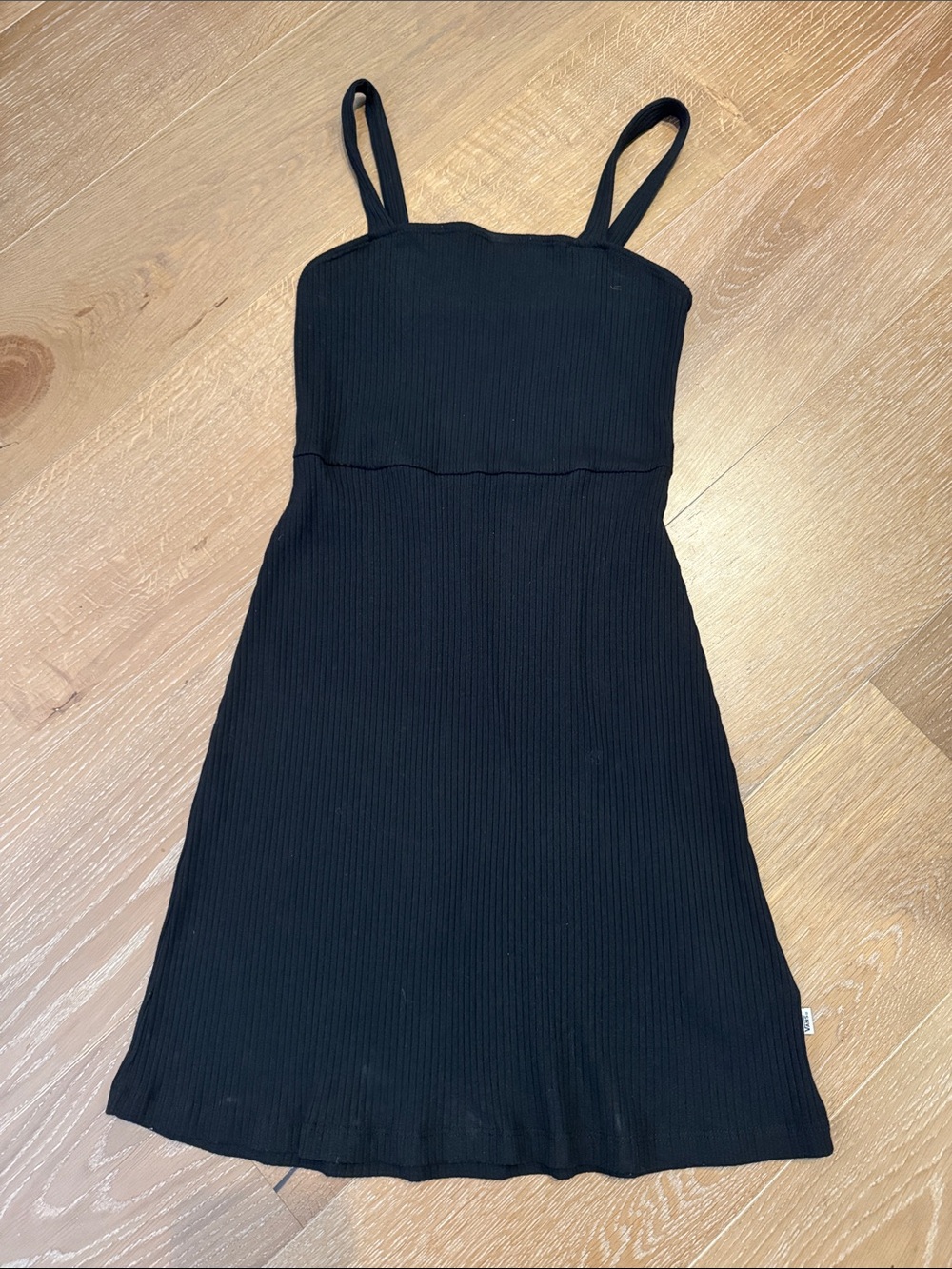 NWOT Vans Classic Black Ribbed Strap Dress